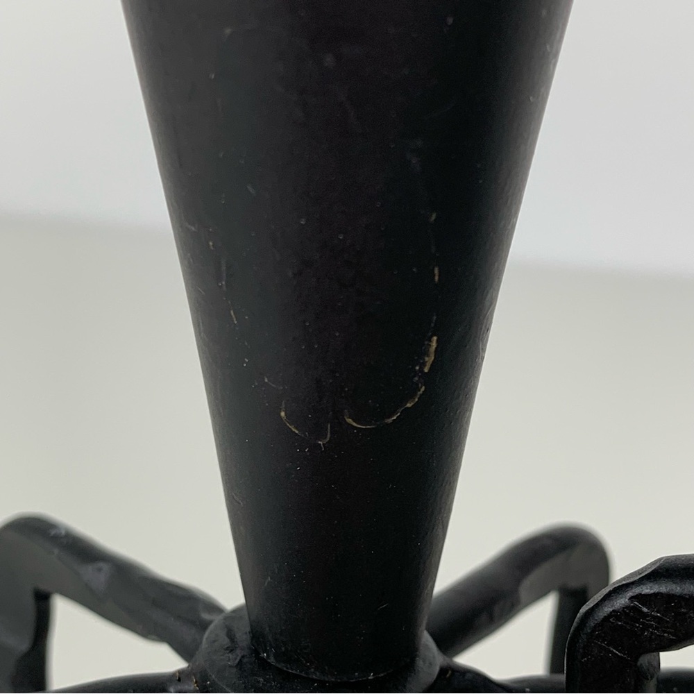 Pair Spider Legged Candle Holder Metal Black Dual Use Weird Scary Unusual - Picture 7 of 15